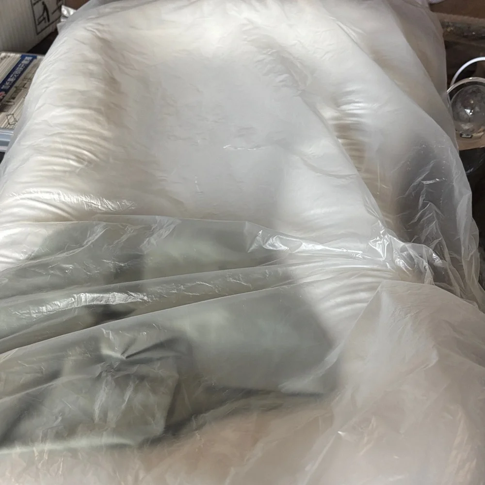 White and Gray dog bed